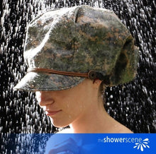 Load image into Gallery viewer, Carry on CAMO Shower Cap / Shower Hat
