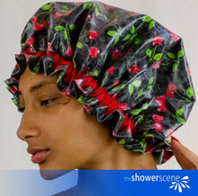 Load image into Gallery viewer, Cheeky Cherries Shower Cap / Shower Hat