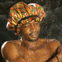Load image into Gallery viewer, Kente Kings - Shower Hat for MEN &amp; WOMEN